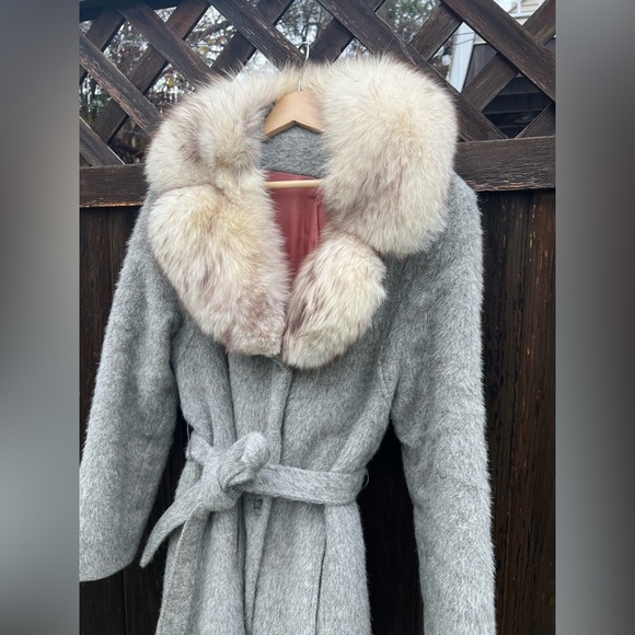 Pure Mohair Wool Penny Lane Coat/ Union made / Fox Fur / Luxury vintage - Picture 4 of 11